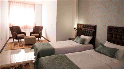 اتاق دو تخته تویین هتل وکیل شیراز